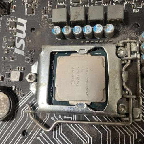 MSI H110M GAMING 主機板連 Intel i7 7700es (qkyn) CPU 及風扇