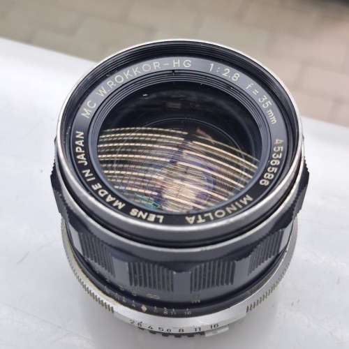 MINOLTA MC ROKKOR-HG 35MM F2.8