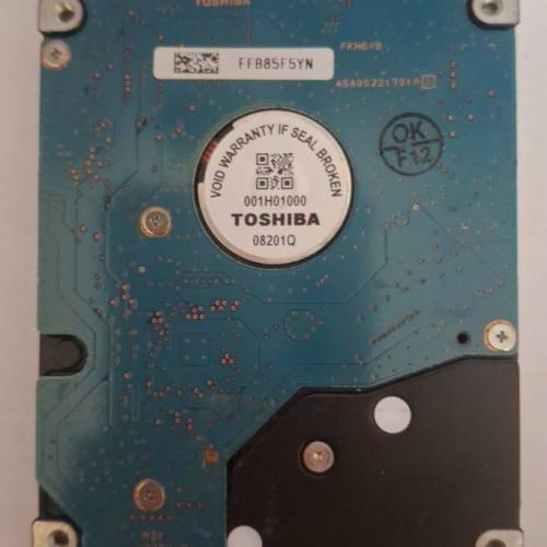 TOSHIBA 2.5 in 250G Hard Disk