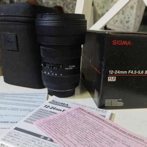 SIGMA 12-24MM F4.5-5.6 II DG HSM NIKON MOUNT (9成新)