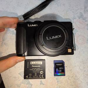 Panasonic Lumix DMC-LX7 数码相机，电池，SD Card