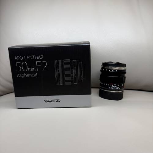 Voigtlander APO-LANTHAR 50mm F2 Aspherical 鏡頭 （Fujiya Camera 80周年記念黑漆...