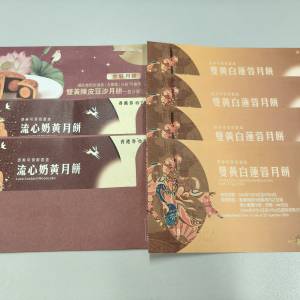 流心奶黃雙黃白蓮蓉陳皮豆沙月餅