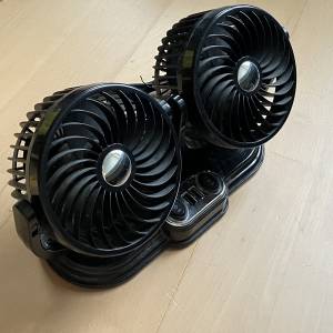 雙頭usb 風扇 (fan 車用 office)