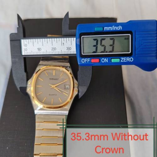 Tugaris Swiss Quartz 
得其表 80年代產物
石英機心，設計極獨
手快有手慢冇🤗