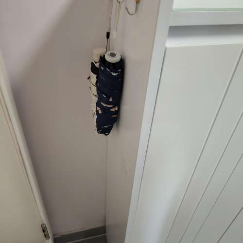 White Two-Door Storage Cabinet with Shelves 白色雙門儲物櫃  W 30cm H 45.5cm D...