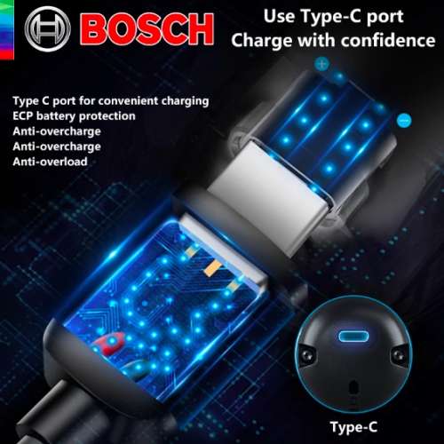 Bosch GO 3 + 25pcs common bits SET ,Torque Adjustment (7+1) , w/3 LED ring