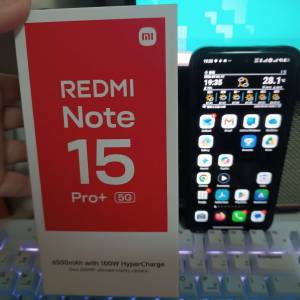 Redmi Note 15 Pro+ PLUS 12GB + 512GB 手機 電話 小米 紅米 單盒全齊