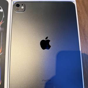 99.9新5G版iPad pro 11吋(第五代）（M4)256gb，wifi +esim版，港行極新少用，完美冇...
