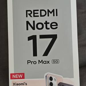 REDMI Note 17 Pro MAX 5G 夜幕黑 8 GB + 512 GB