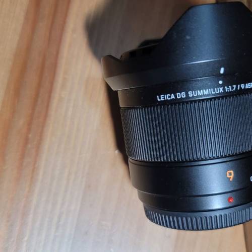 Panasonic Leica DG Summilux 9mm F1.7 Asph.M43 mount