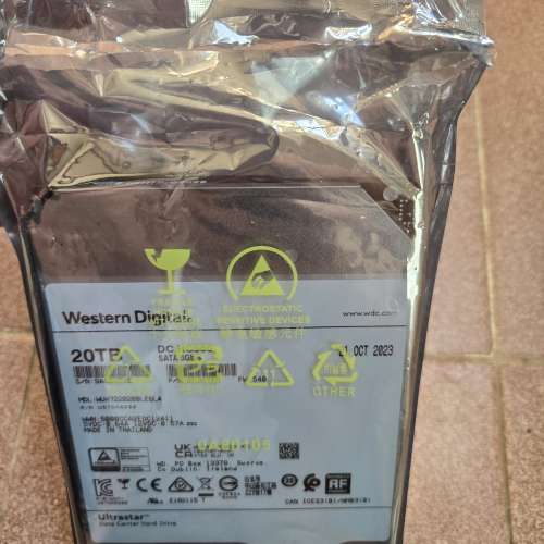 全新企業級 WD Ultrastar 20TB SATA HDD