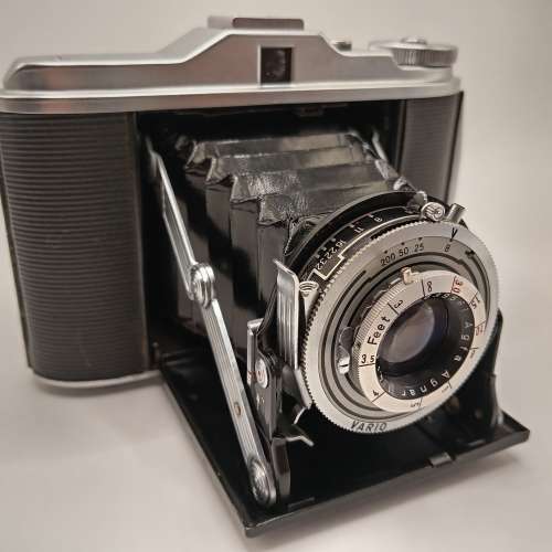 Agfa lsolette 6X6 120 古董風琴相機