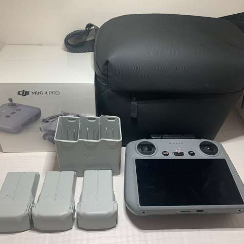 [觀塘實體店] 二手 DJI Mini 4 Pro Fly More combo (RC2)(主機全新未開封) 行貨 ca...